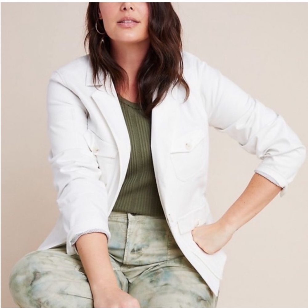 NWT Anthropologie Neve Blazer Jacket Utility
